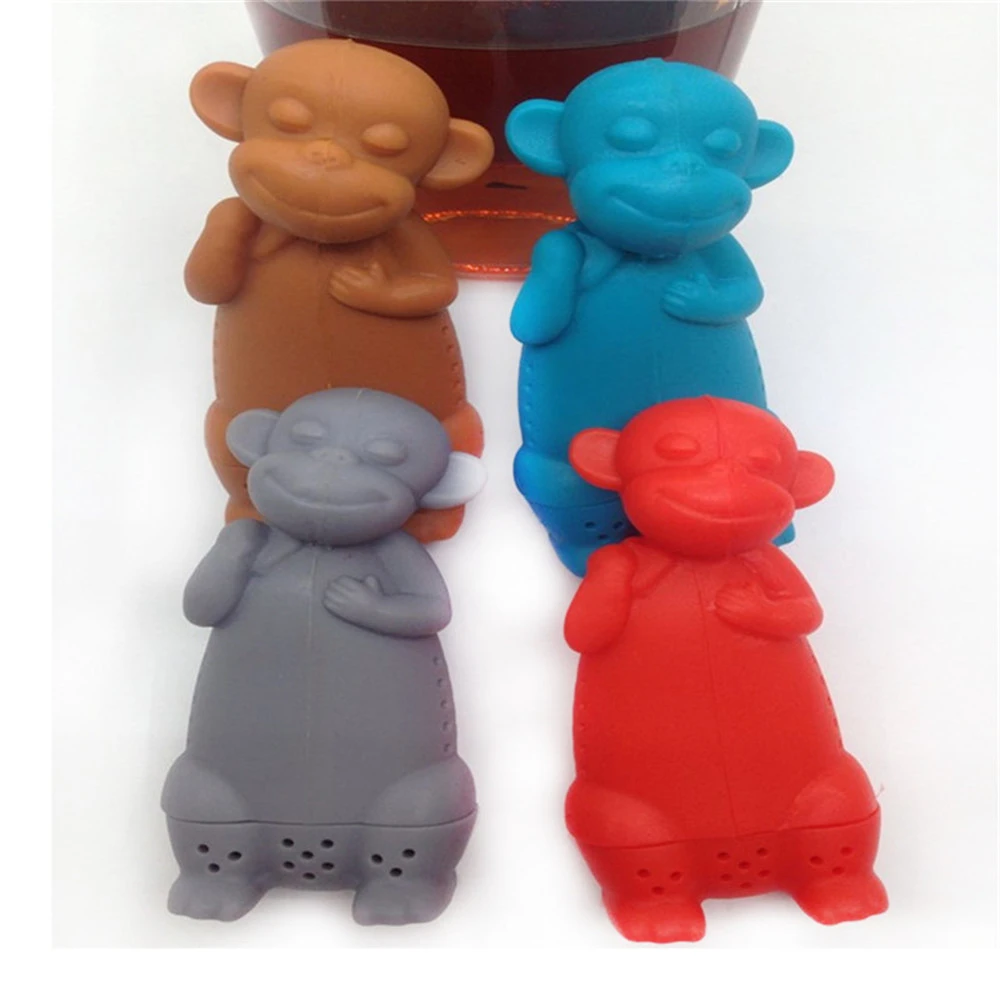 New Silicone Monkey Infuser Tea Filter