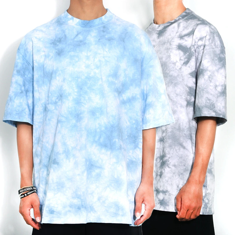 Tie-dye Pattern Short-sleeved T-shirt Popular Style