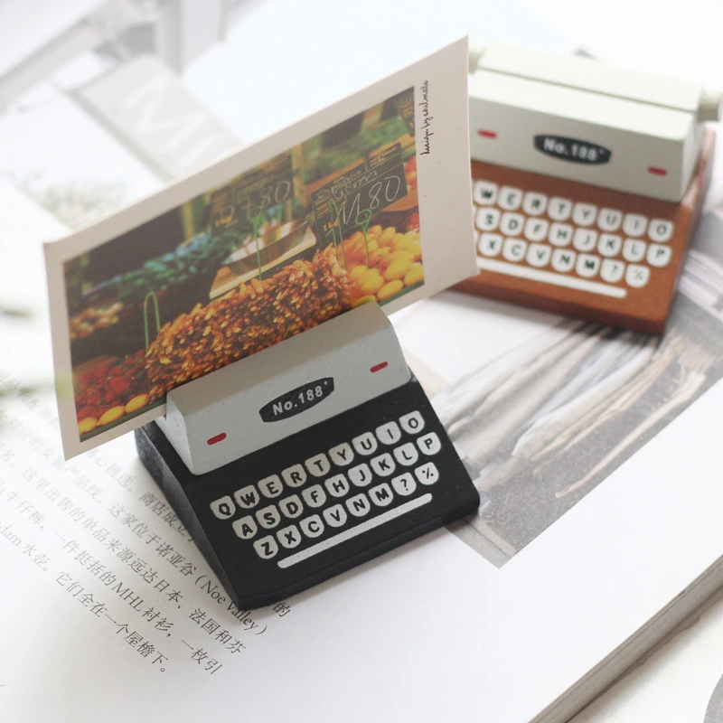 Typewriter Shape Message Office Desktop Decoration Photo Clip