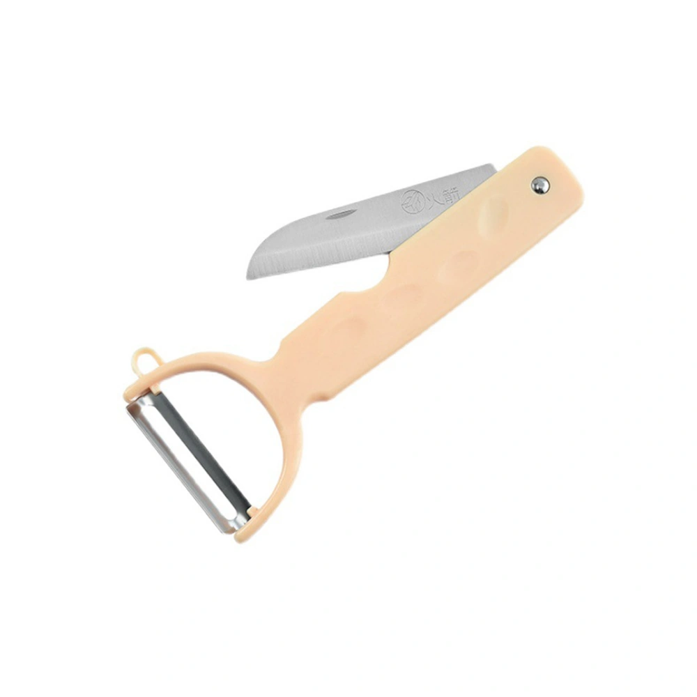 Pocket Paring Knives Peeler Portable 2-in-1 Peeling Vegetable Knife