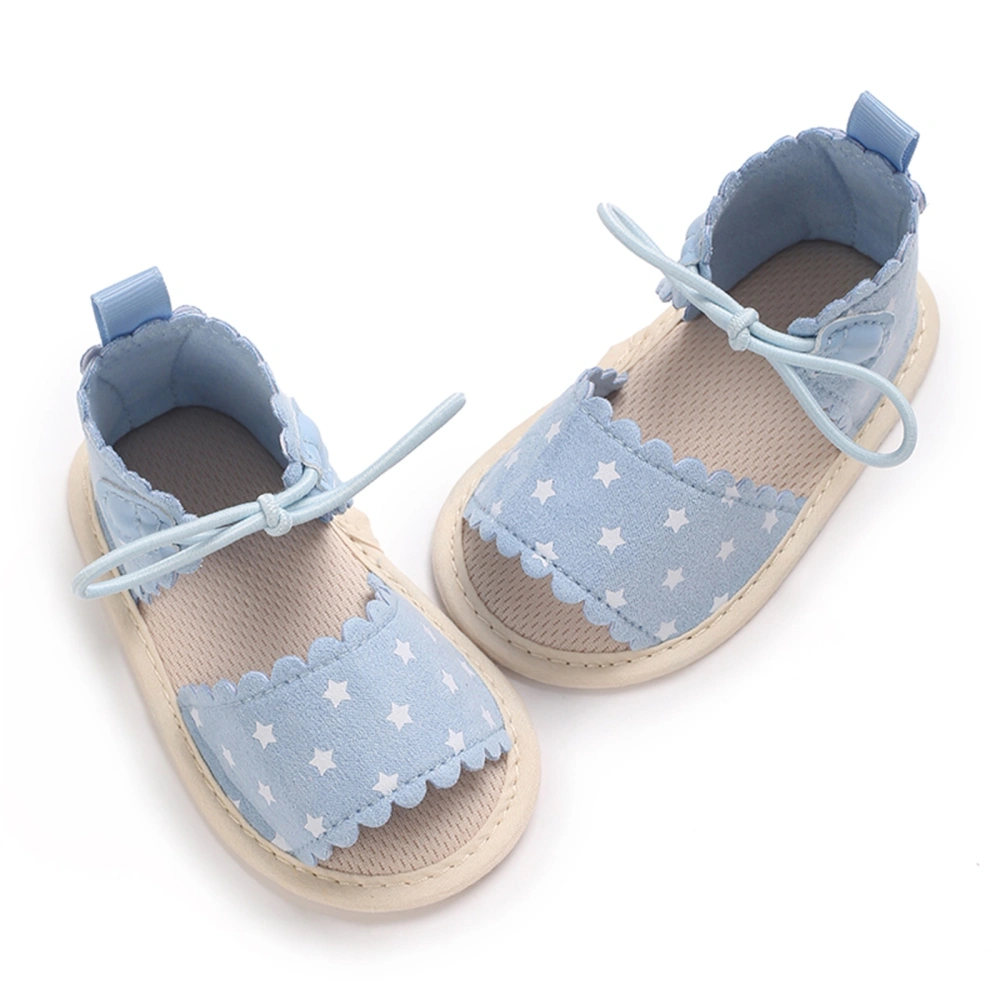 Infant Baby Girls Sandals Cute Stars Print Anti-Slip Princess Shoes