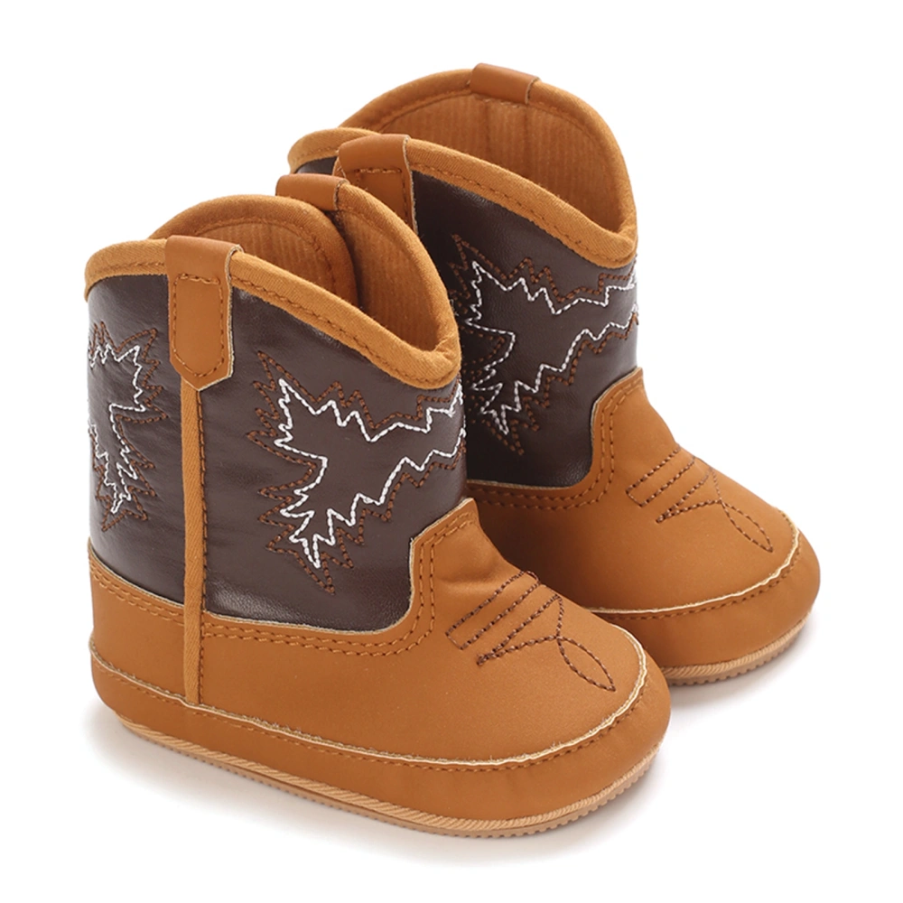 Infant Winter Snow Boots Embroidery Warm Baby First Walker Shoes