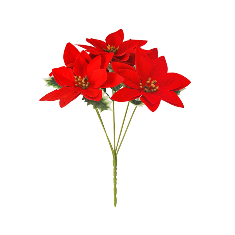 Christmas Artificial Flowers, Fake Flower Arrangement Home Decor