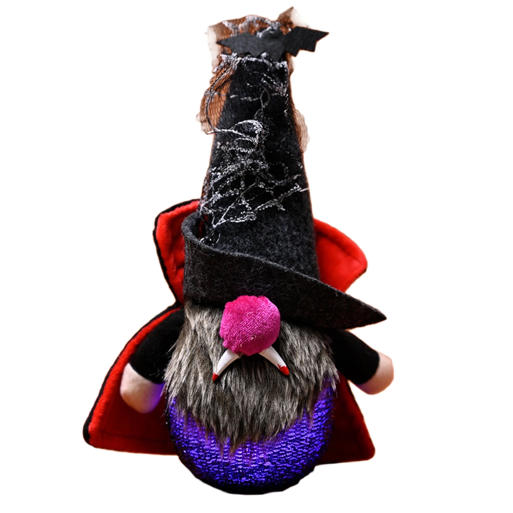 Halloween Plush Light-Up Vampire Faceless Dwarf Stuffed Toy Home Decor