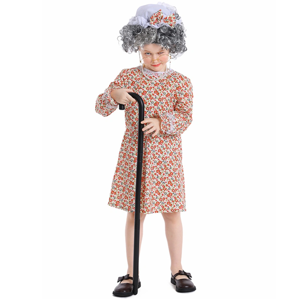 Old Lady Costume for Kids, 100 Days of School Costume Accessories