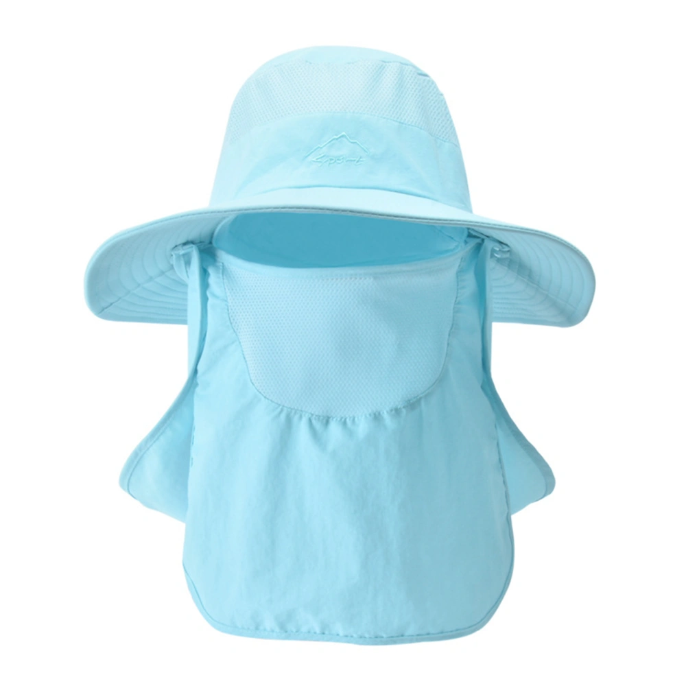 Adult Bucket Hat Summer Sun Protection Hat with Facewear Neck Guard