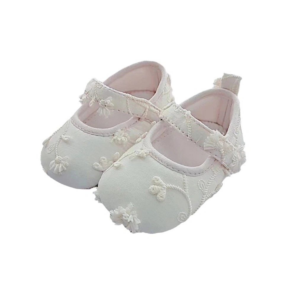 Baby Girls Princess Shoes, Soft Flower Non-slip First Walker Shoes