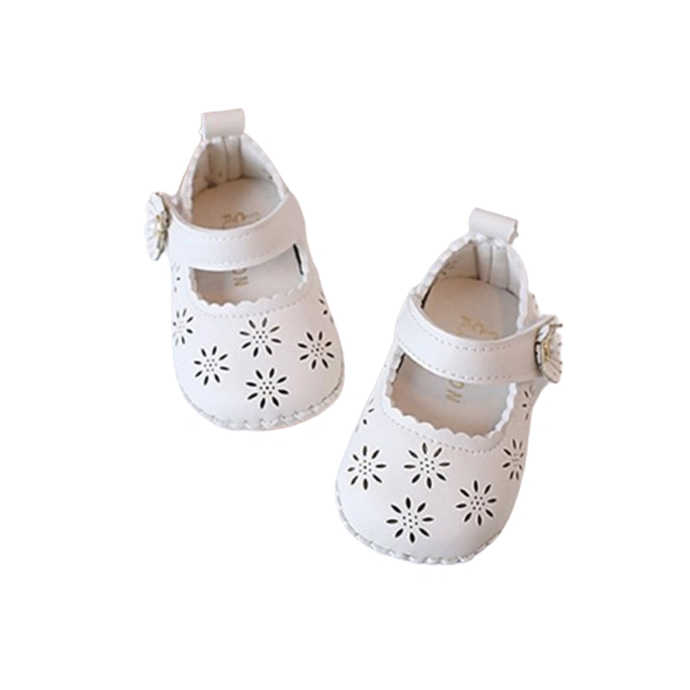 Baby Girls Princess Shoes, Hollowed Flower Non-slip First Walker Shoes