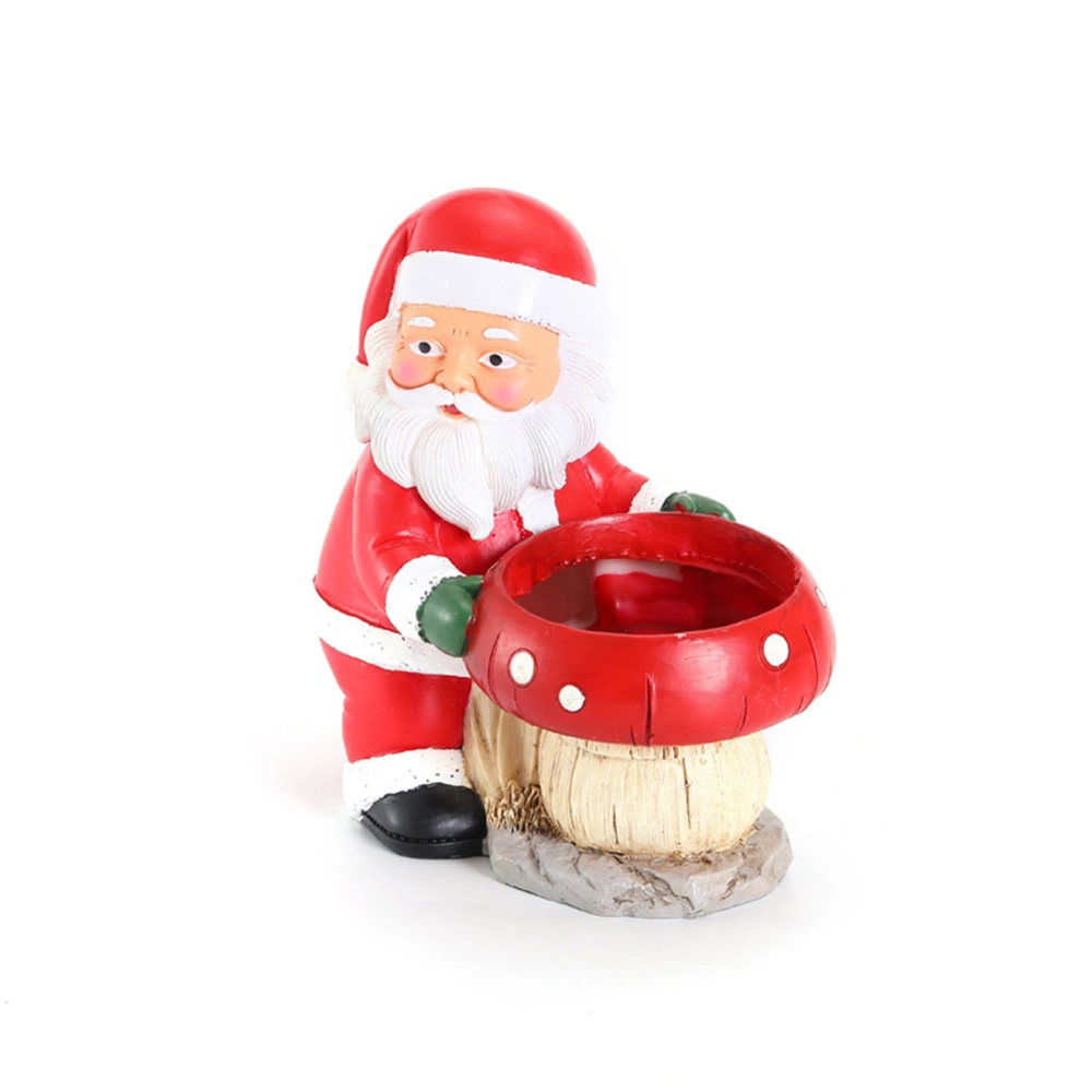 Santa Pen Holder Pencil Container Christmas Decor Succulent Planter