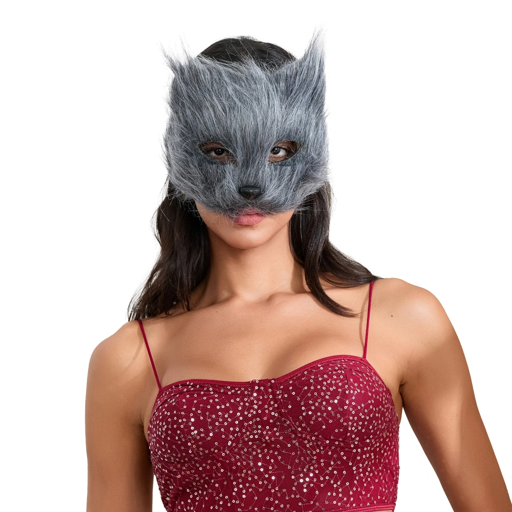 Hallween Animal Facewear Fox Facewear Animal Face Shield Costume