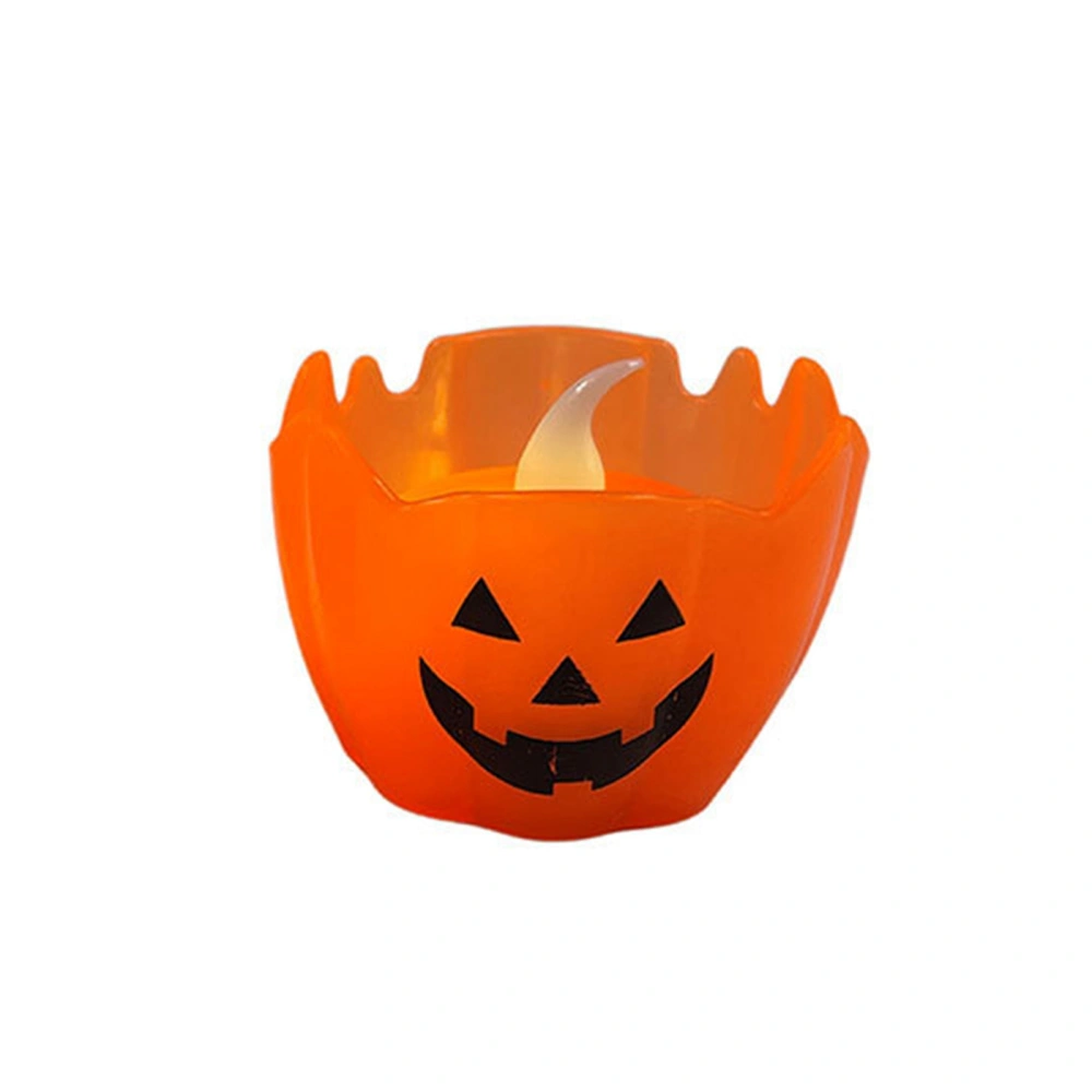 Halloween Pumpkin Candle Lights Lotus Flameless LED Tealights