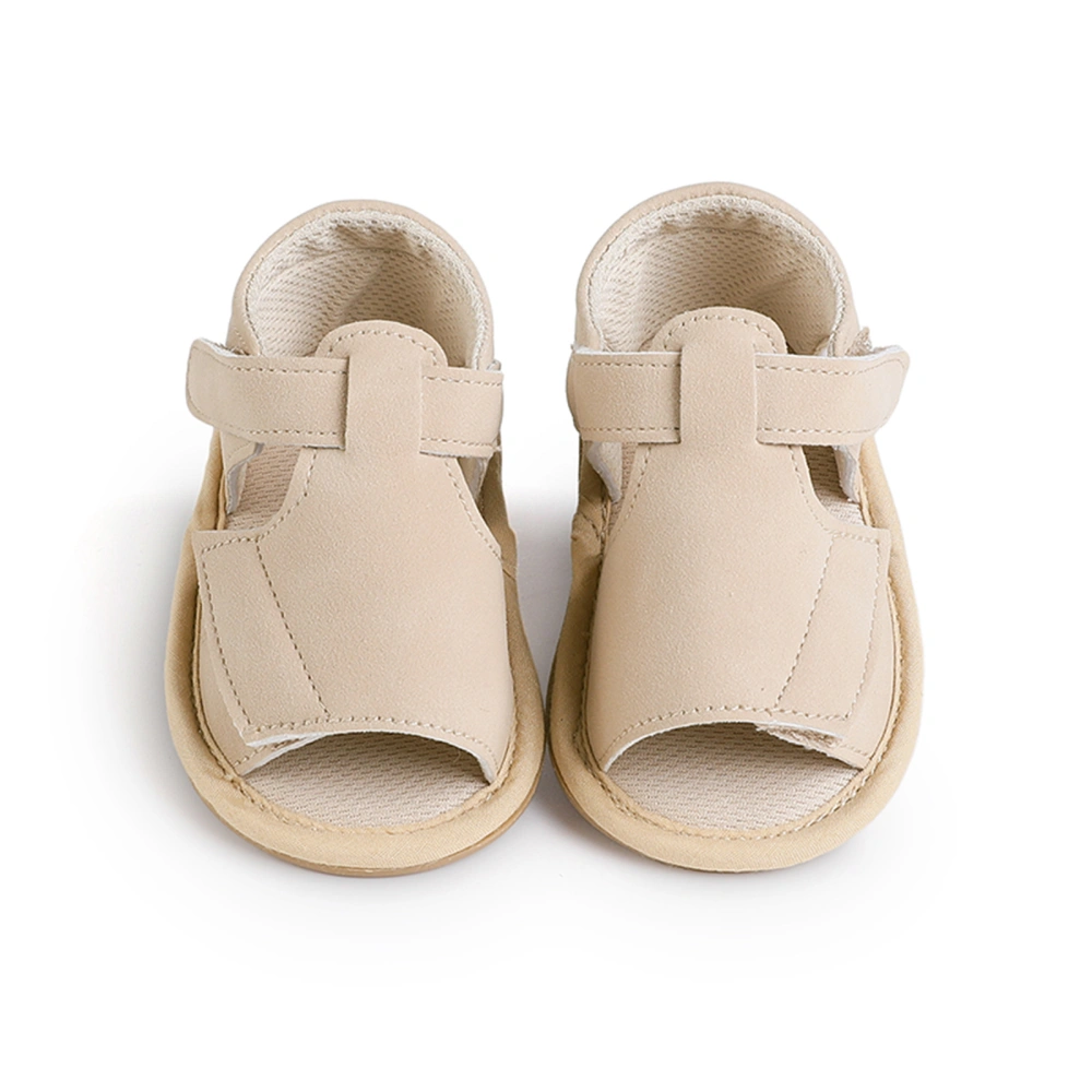 Infant Baby Boys Sandals Solid Color Anti-Slip Soft Sole Shoes Slipper