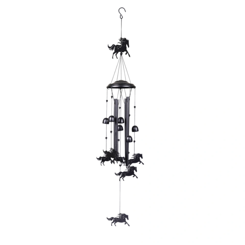 Horse Wind Chimes for Outside, Bell Wind Chime Hanging Decor for Yard