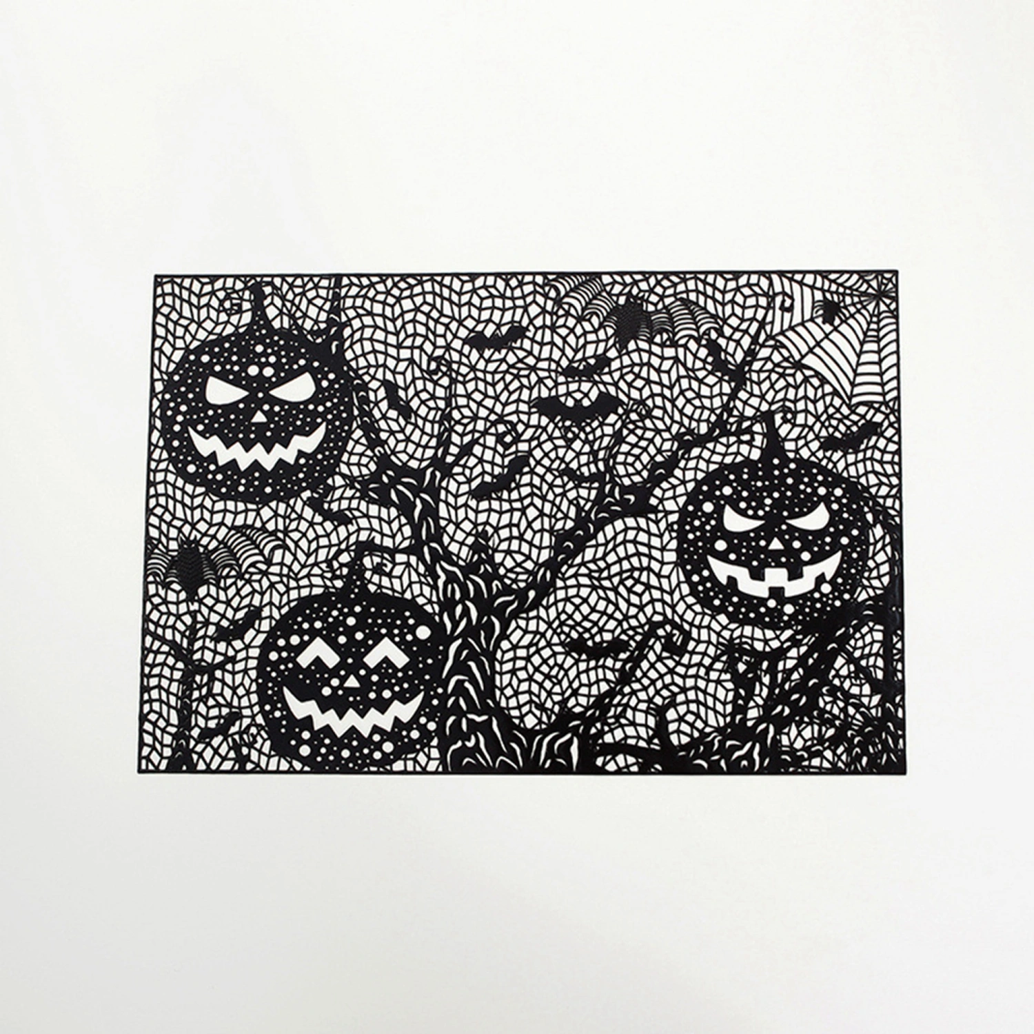Halloween Spider Web Placemats Heat Insulation Halloween Placemats