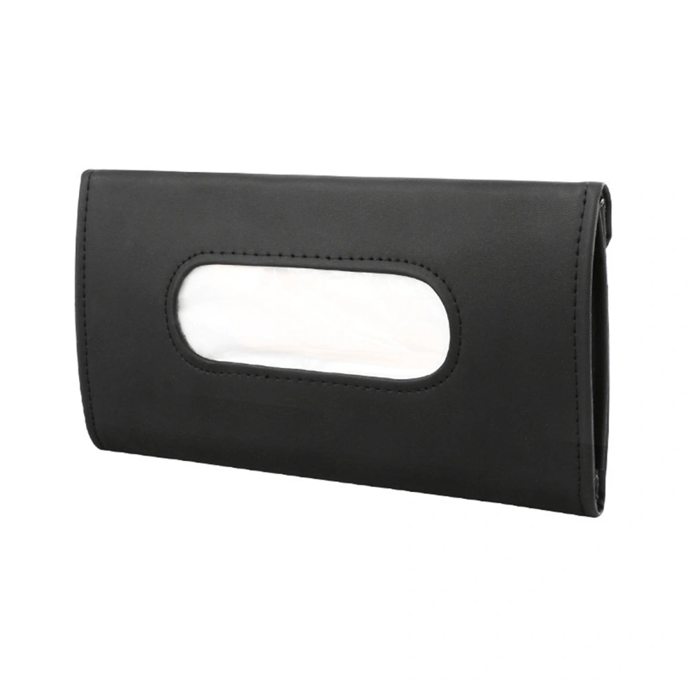 Car Visor Tissue Holder PU Leather Tissue Dispenser Car Napkin Holder