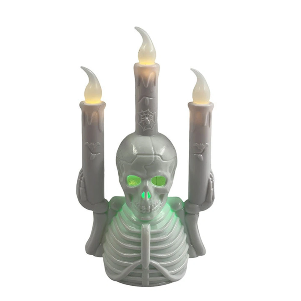 Halloween Skull Candle Light, Flameless Candle LED Lamps Decor