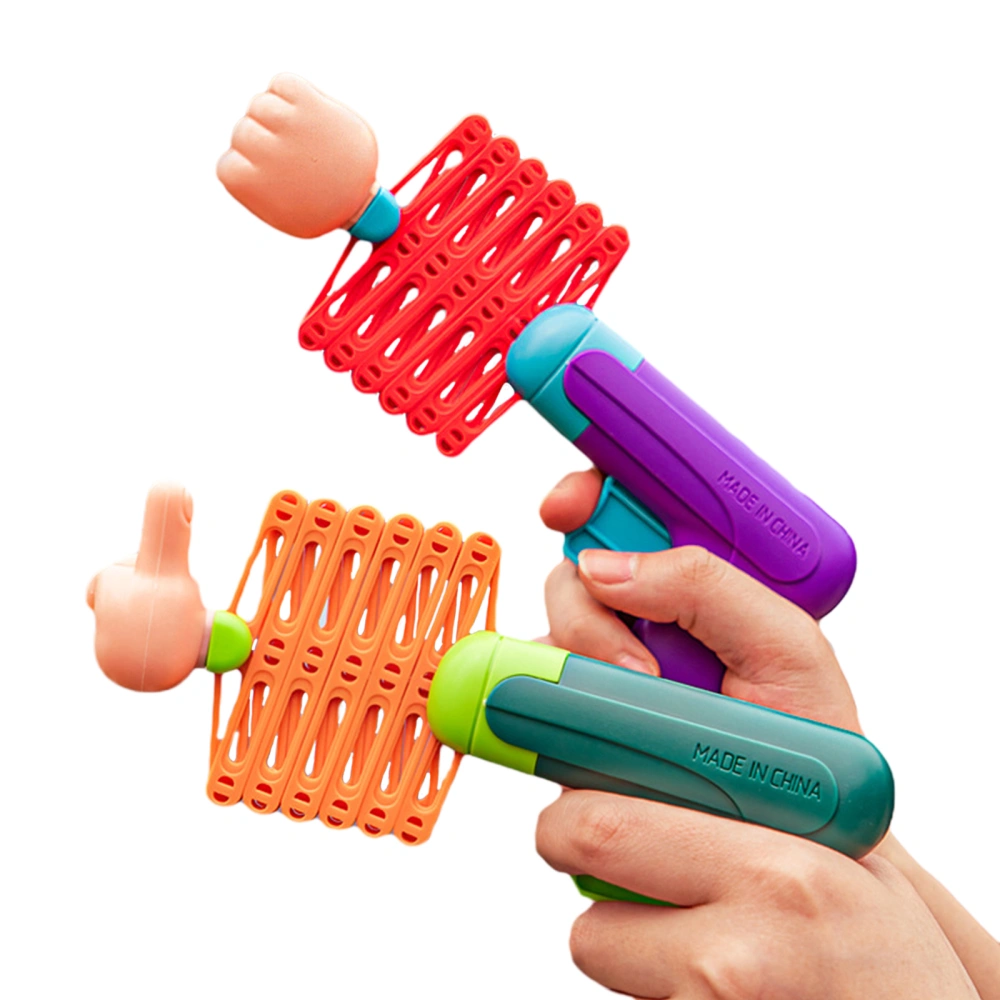 Retractable Fist Magic Toy, Colorful Spring Fist Shooter Prank Stuff