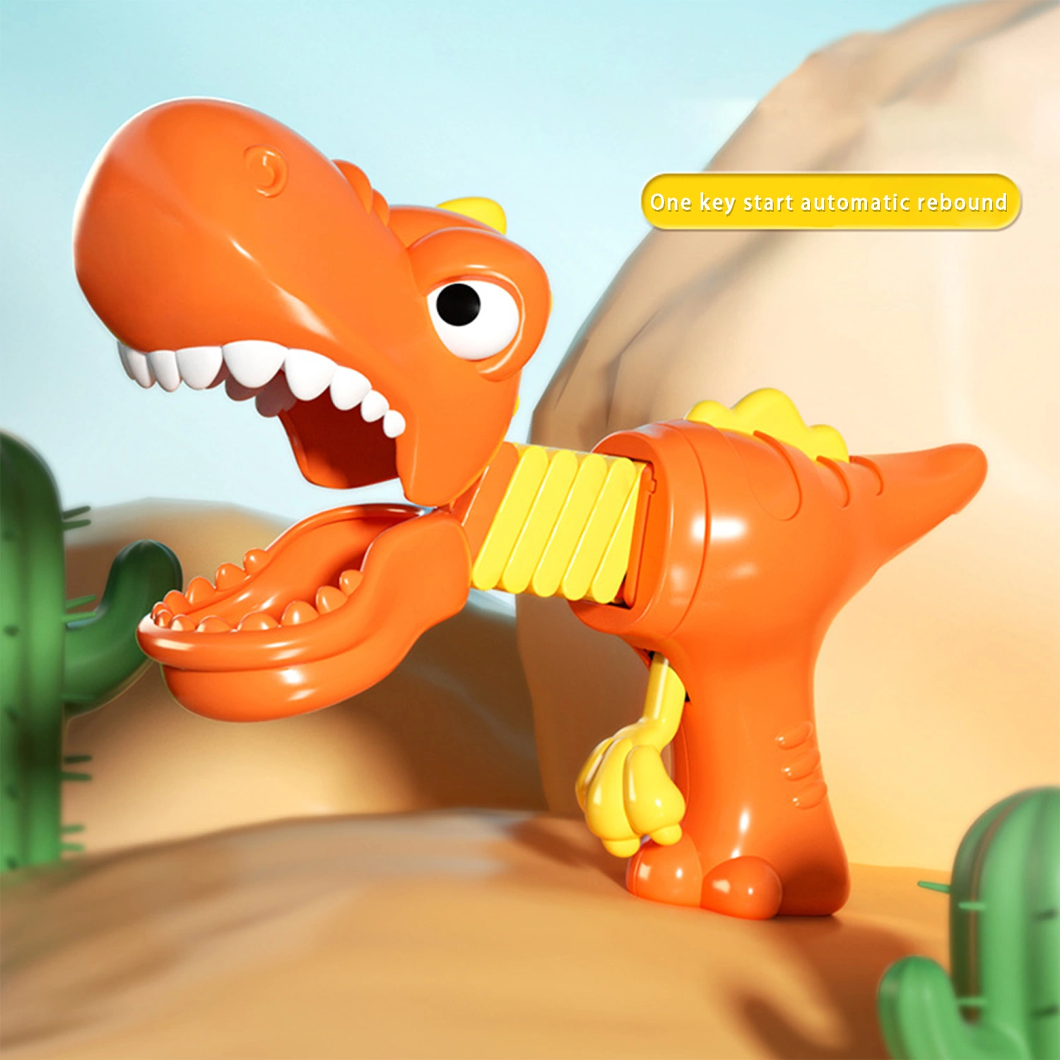 Extendable Arm Grabber Toys Cute Dinosaur Shark Arm Grappling Claw