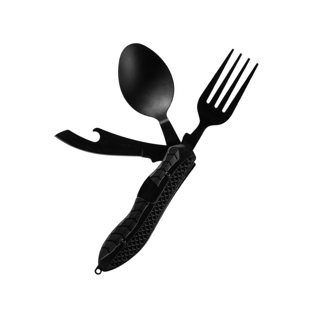 3-in-1 Pocket Knife Folding Spoon Fork Knife Multi-Functional Knife