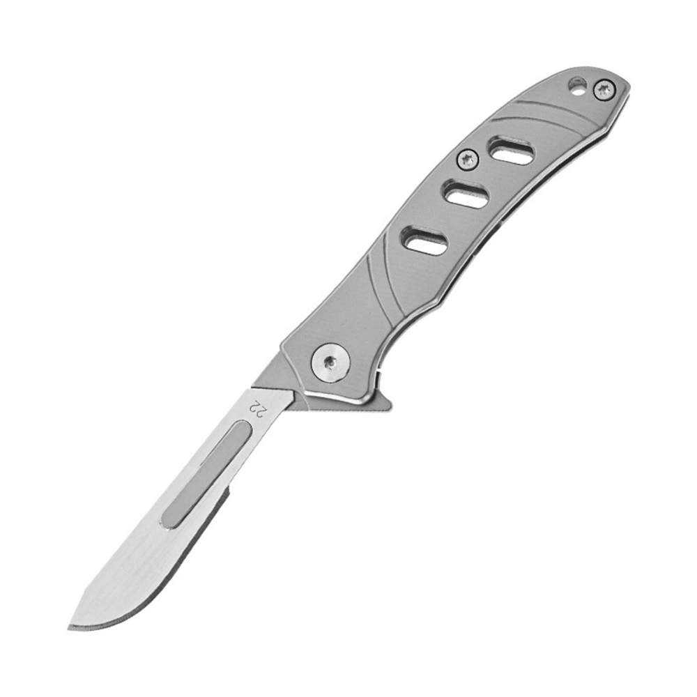 Pocket Knife, Stainless Steel Foldable Outdoor Portable Utility Knife