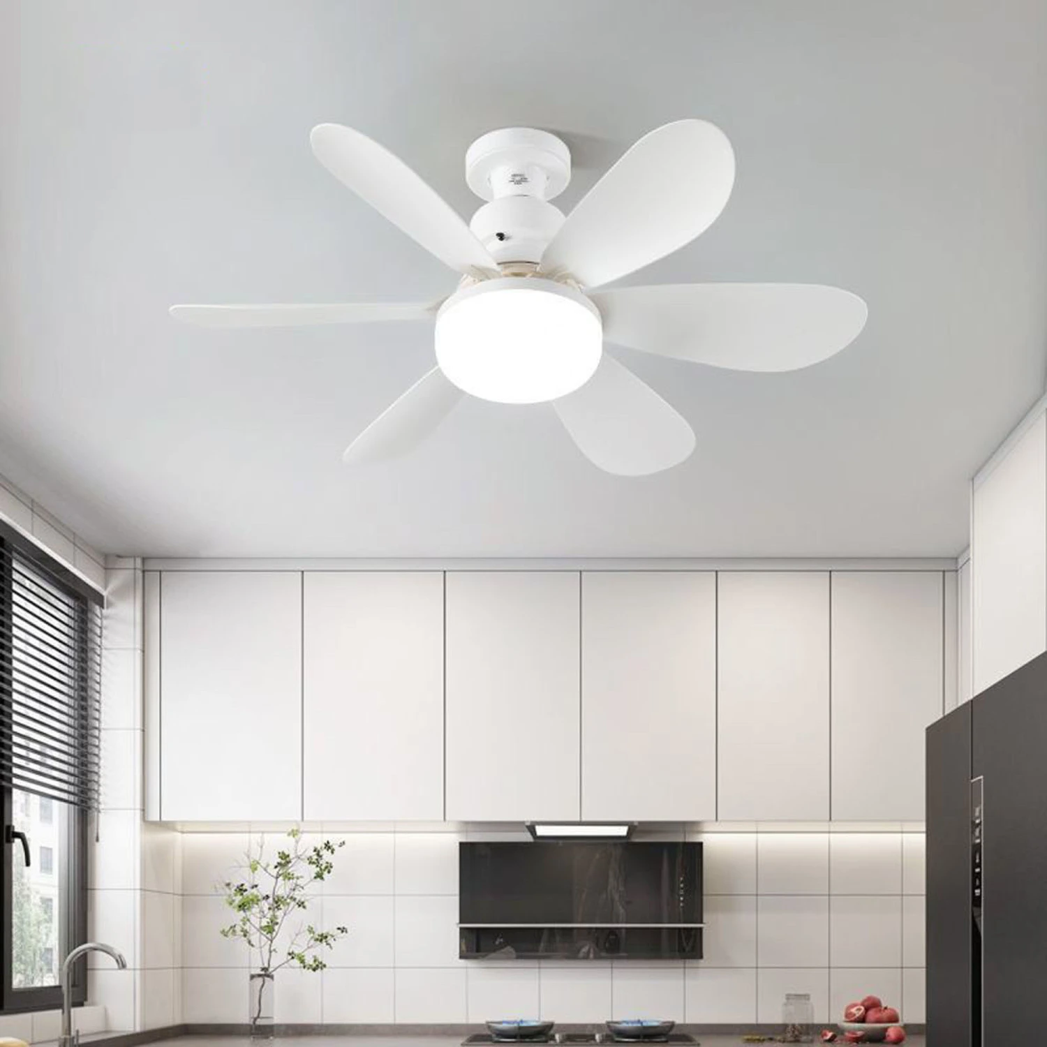 Ceiling Fans with Lights 3 Speeds Remote Control Fan Light for Bedroom