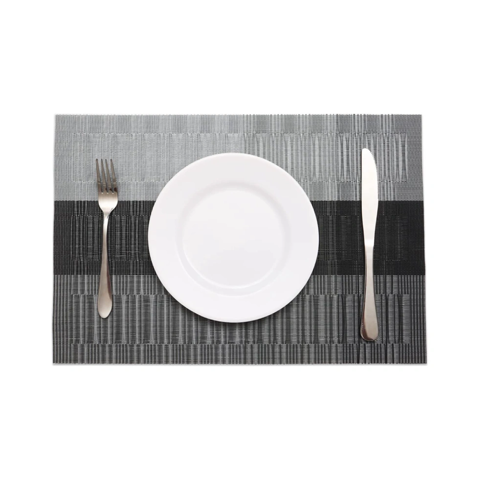 Modern Placemat, Flexible Heat-resistant Non-slip Dining Table Mat