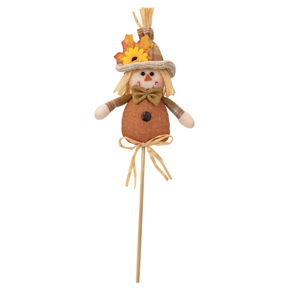 Fall Harvest Scarecrow Decorations Thanksgiving Scarecrow Dolls 