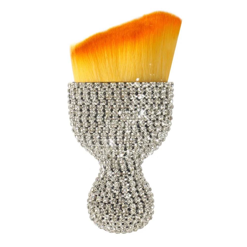 Car Interior Brush Car Dashboard Dusting Tool with Rhinestone Handle