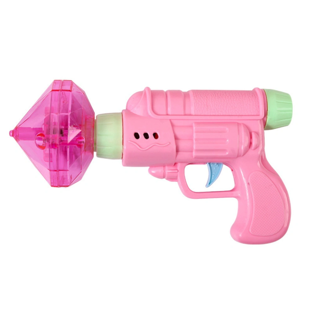 Gyro Shooter Toy Light up Spinning Top Pistol Launcher for Kids Boy 