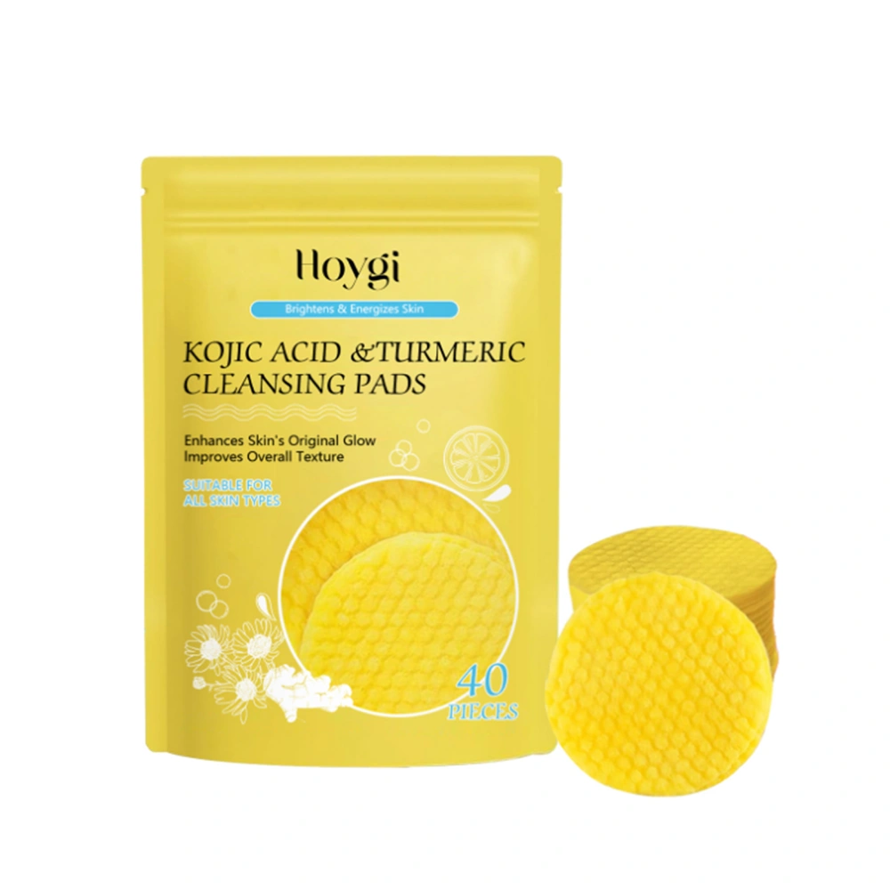 Face Cleansing Pads Naturally Non Irritating Kojic Acid Cleansing Pads