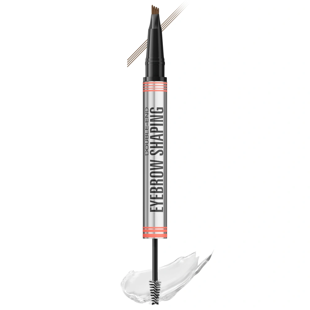 Micro Forks Eyebrow Pencil Definer Dual-Ended Waterproof Brow Pen