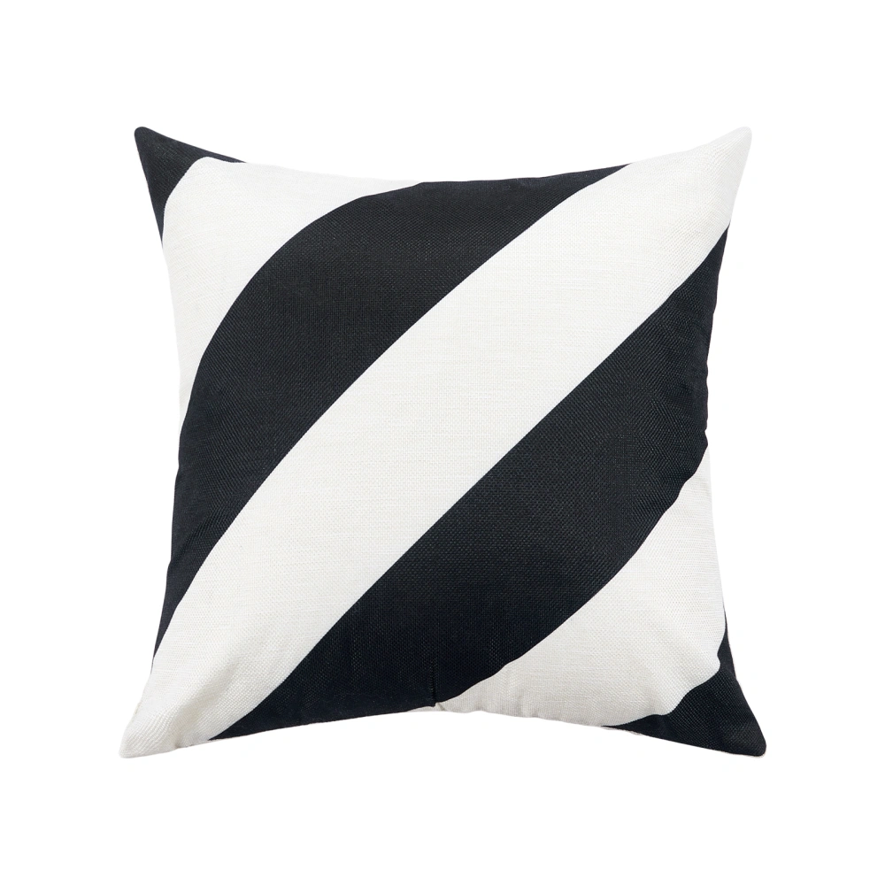 Geometric Striped Pillow Covers Double-Sided Print for Home Decor Sofa