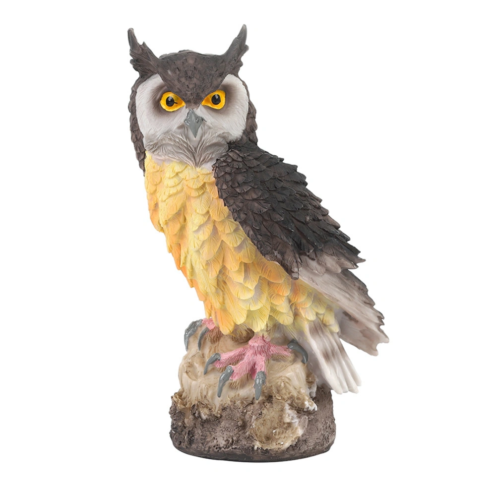 Owl Decor Statue Sculpture for Home, Office, Bookshelf Crafts