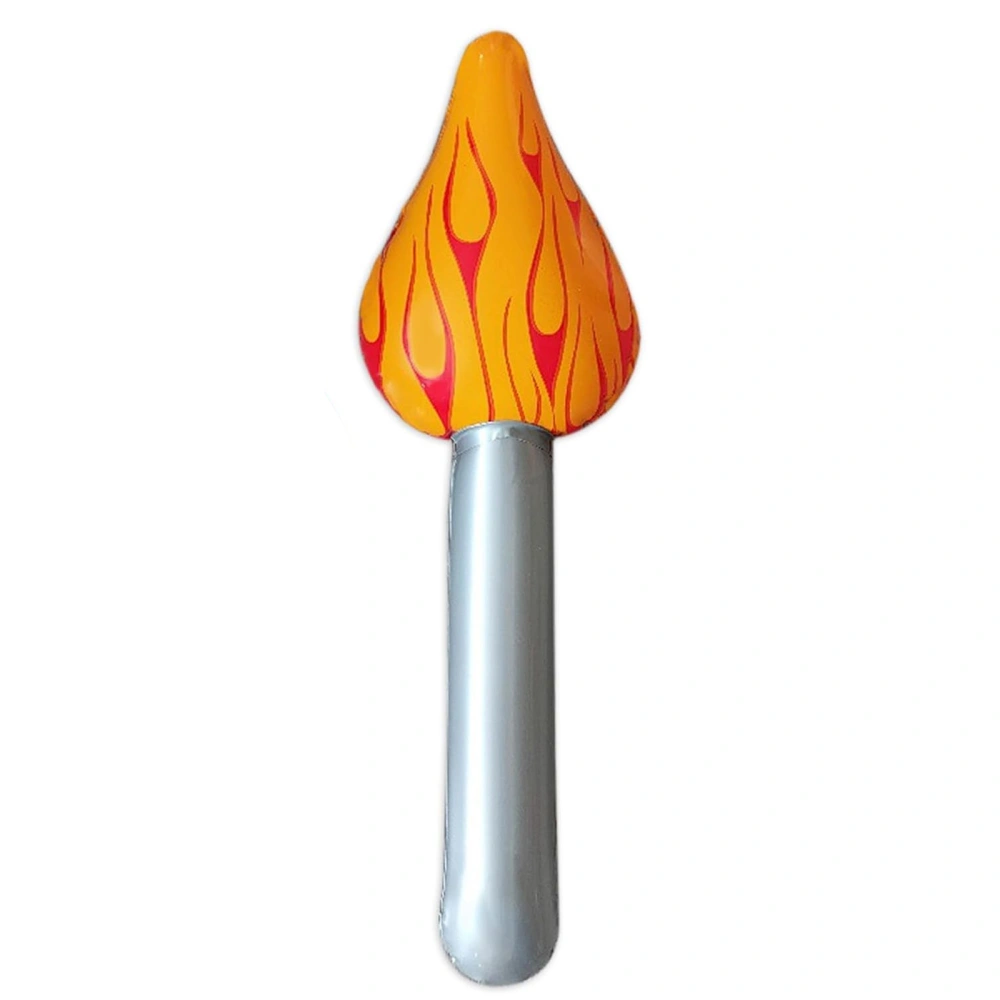 Inflatable Torch Toy Inflatable Flame Fake Torch Prop for Games Sports