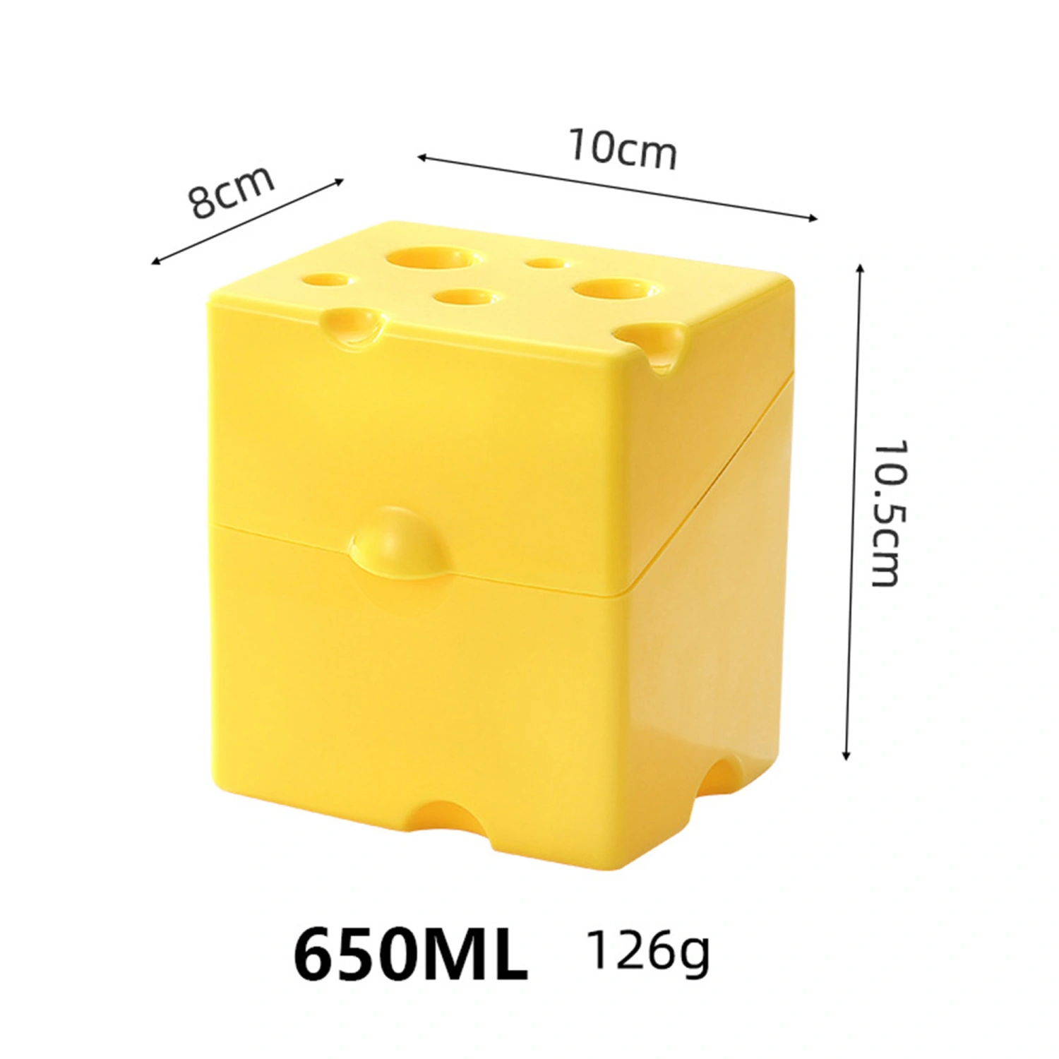 Sliced Cheese Storage Container, Cheese Container with Flip Lid