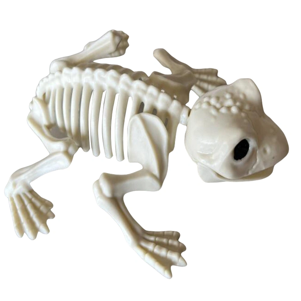 Halloween Skeleton Animal Decor Gothic Scary Simulated Frog Ornaments