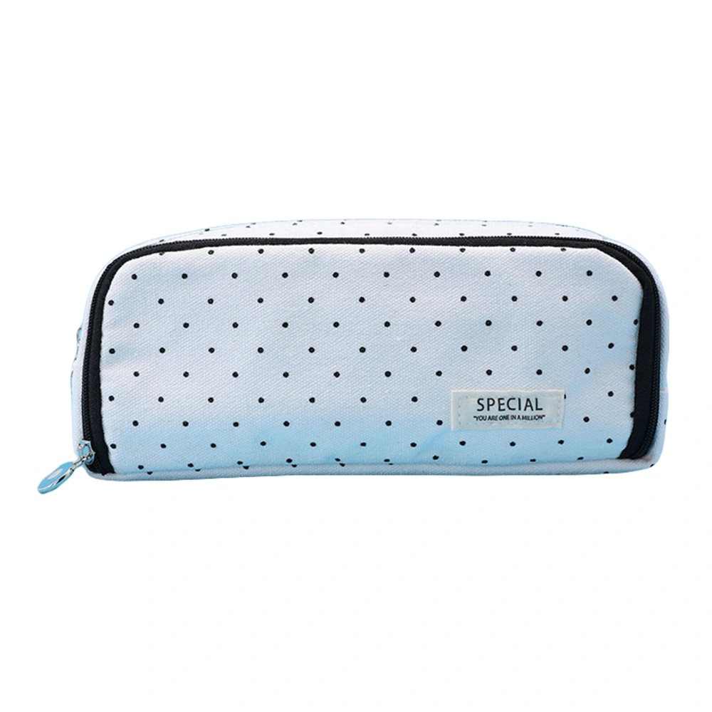 Pencil Pouch Pen Bag with 3 Compartment, Portable Stationery Organizer