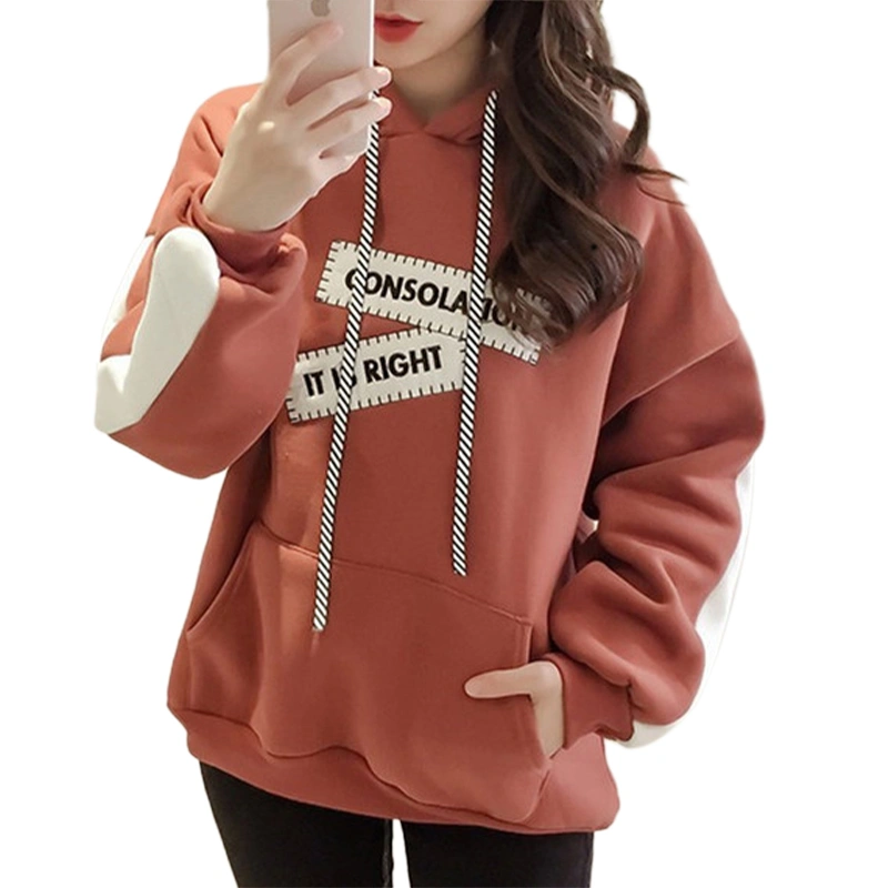 Women Hoodie, Long Sleeve Hooded Letters Print Casual Sweatshirt