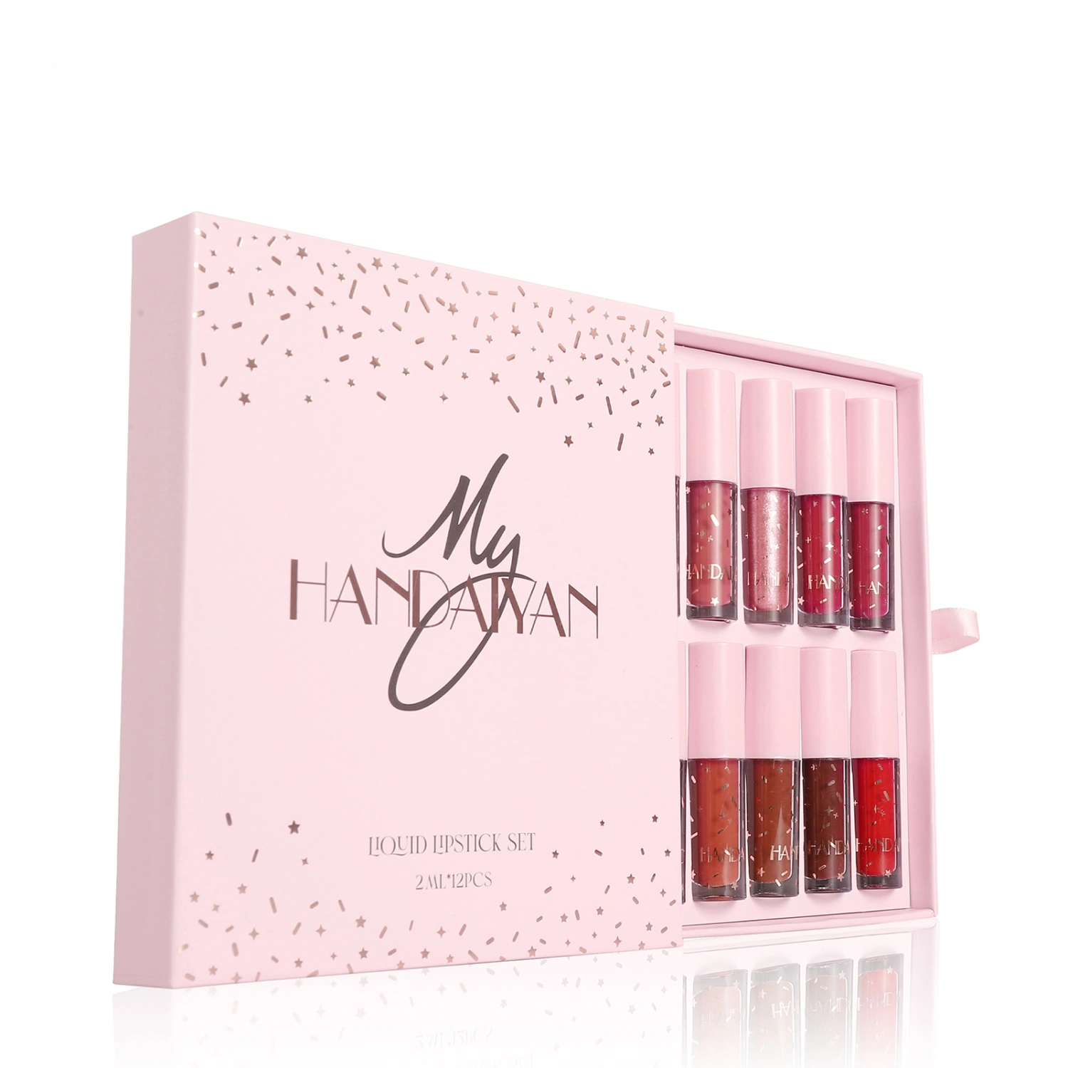 Lip Gloss Set Waterproof Liquid Matte Lipsticks Blush Makeup Cosmetics