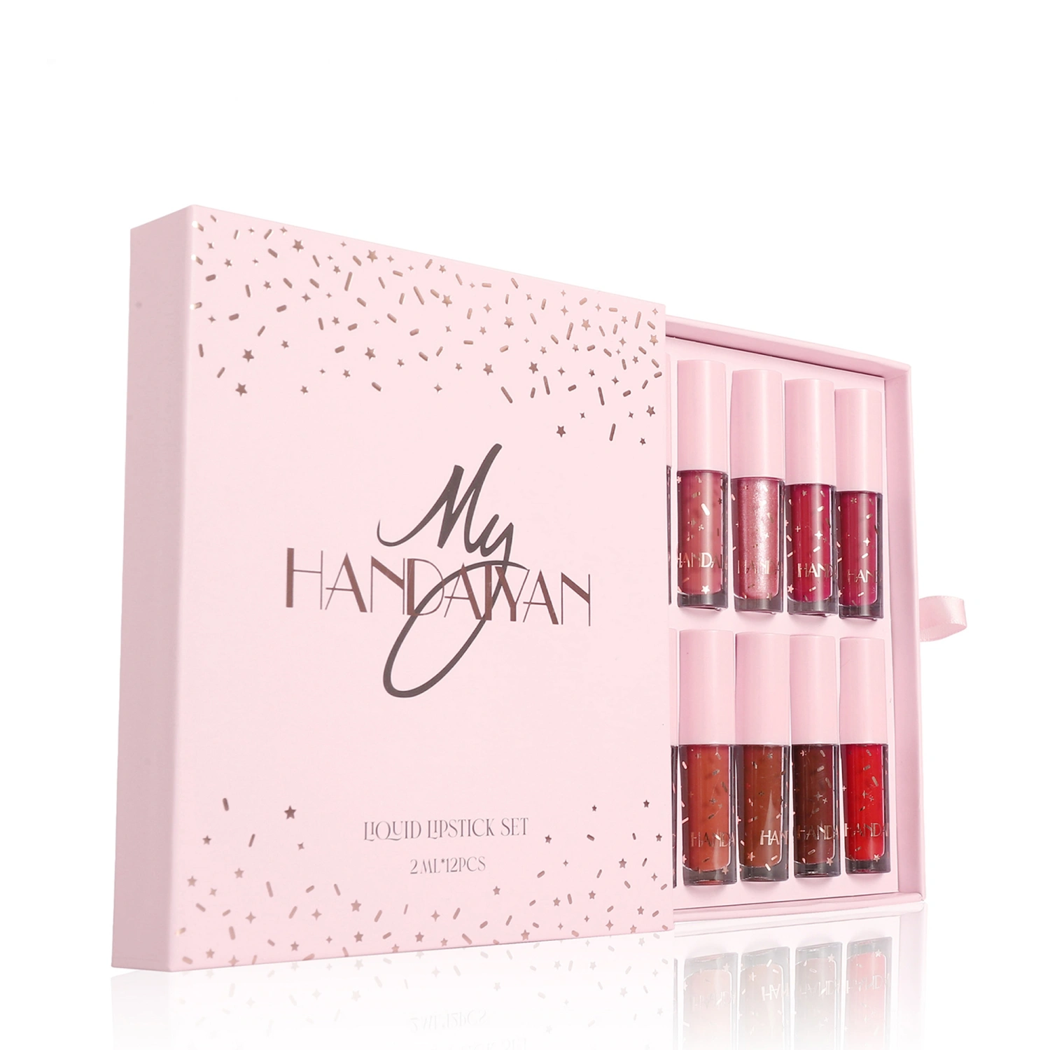 Lip Gloss Set Waterproof Liquid Matte Lipsticks Blush Makeup Cosmetics