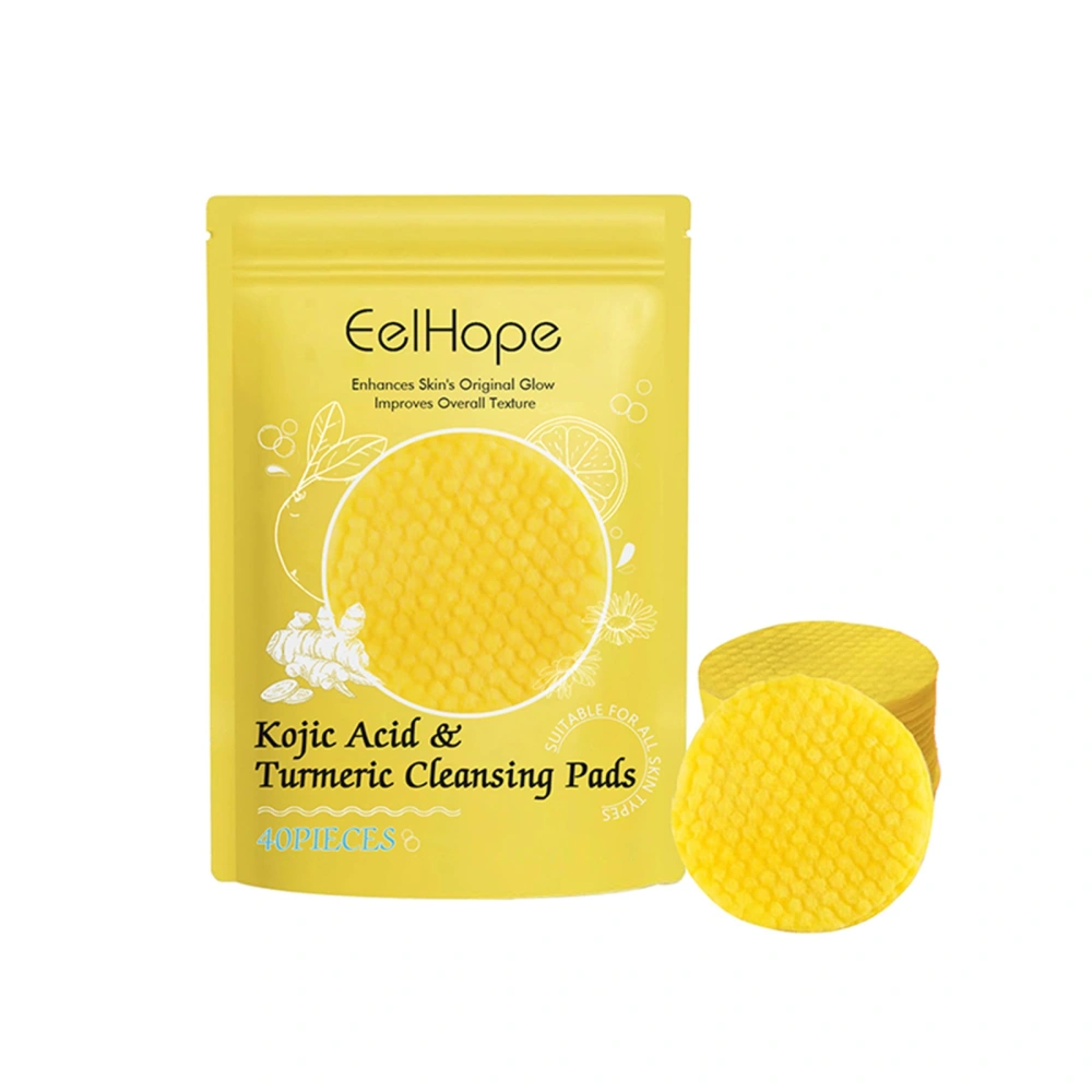 Kojic Acid Turmeric Cleansing Pads Gentle Turmeric Cleansing Pads