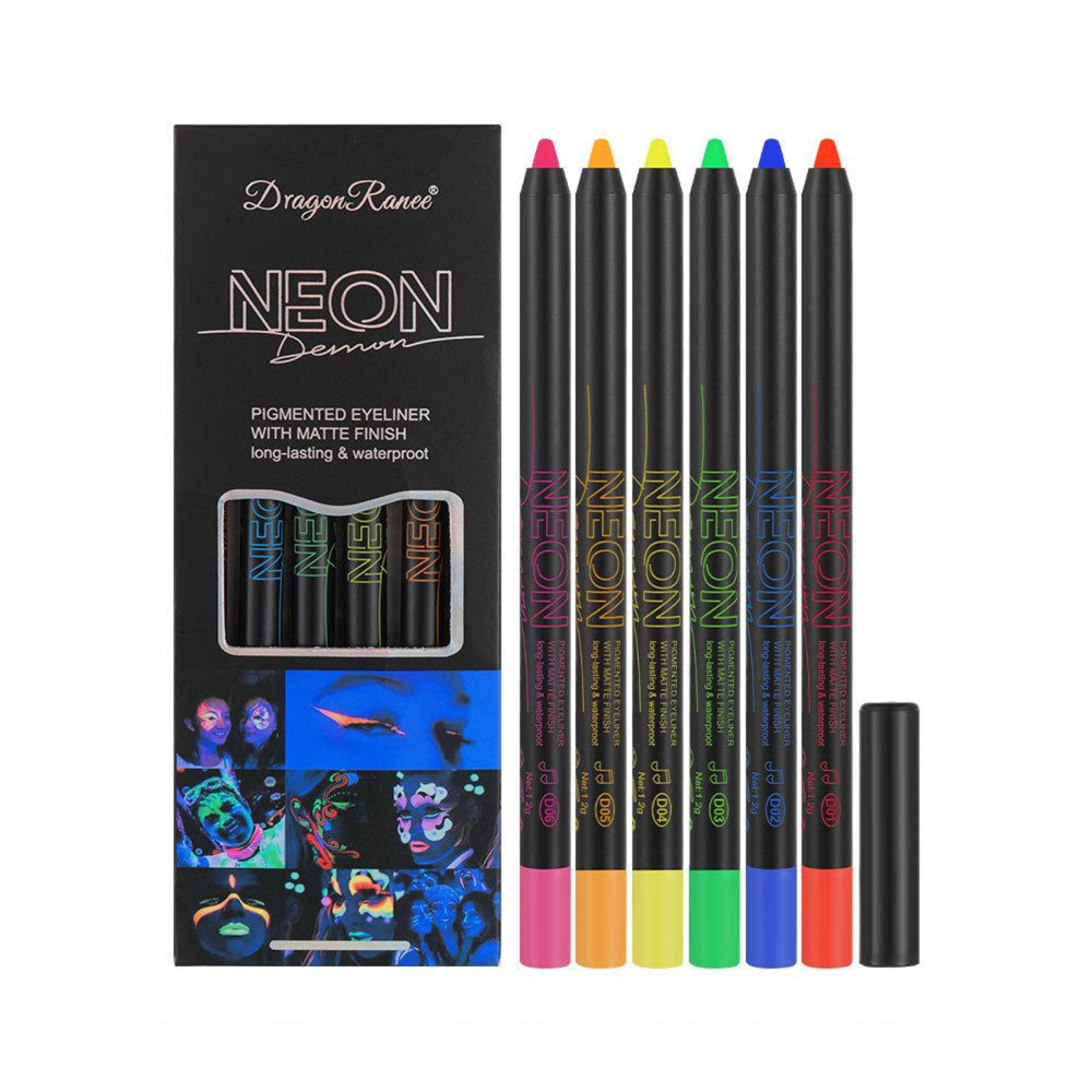 Colorful Eyeliner Pen Highly Pigmented Eyeliner Pencil Neon Makeup