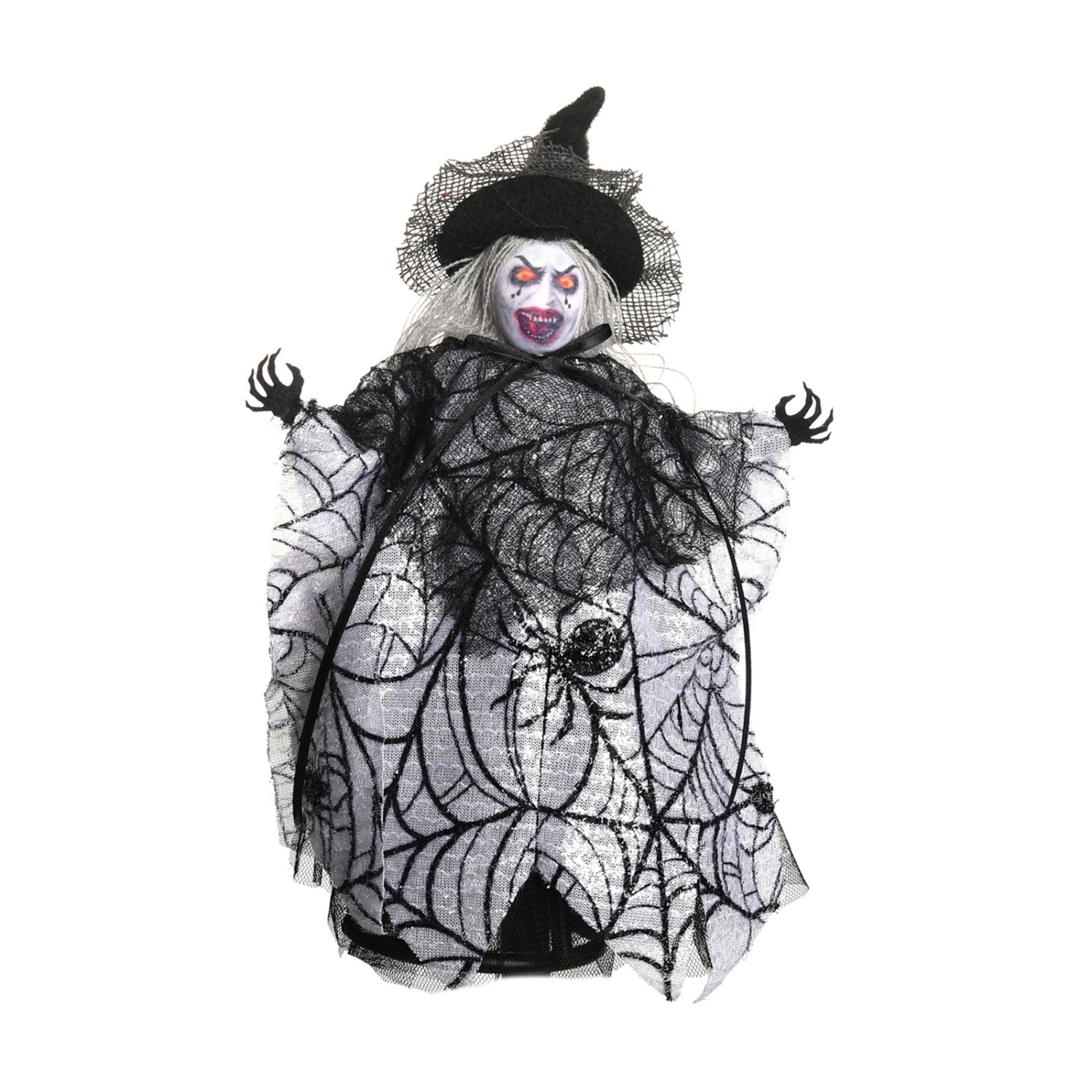 Halloween Decoration Gothic Style Witch Ghost Tree Topper Desk Decor