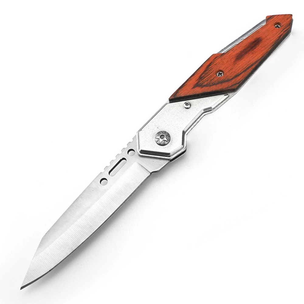 Folding Survival Knife, Stainless Steel Portable Knives, Pocket Knife