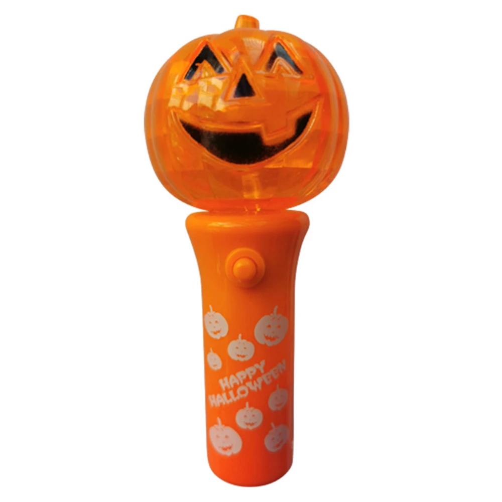 Halloween Mini Flashlight, Pumpkin Ghost LED Handheld Toy Party Favor