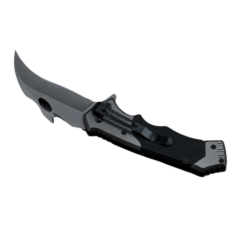 Survival Tool, Folding Stainless Steel Pocket Knife for Package Opener