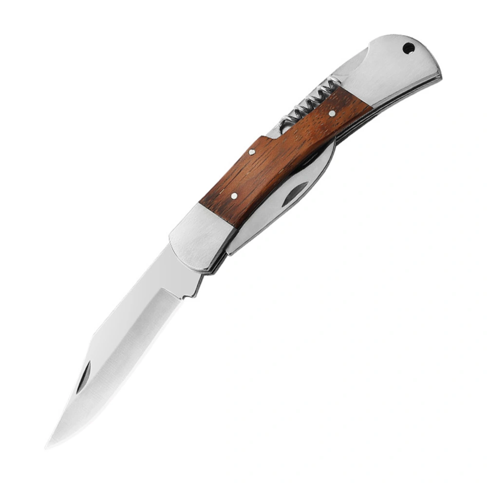 Folding Survival Knife, Stainless Steel Portable Knives for Outdoor