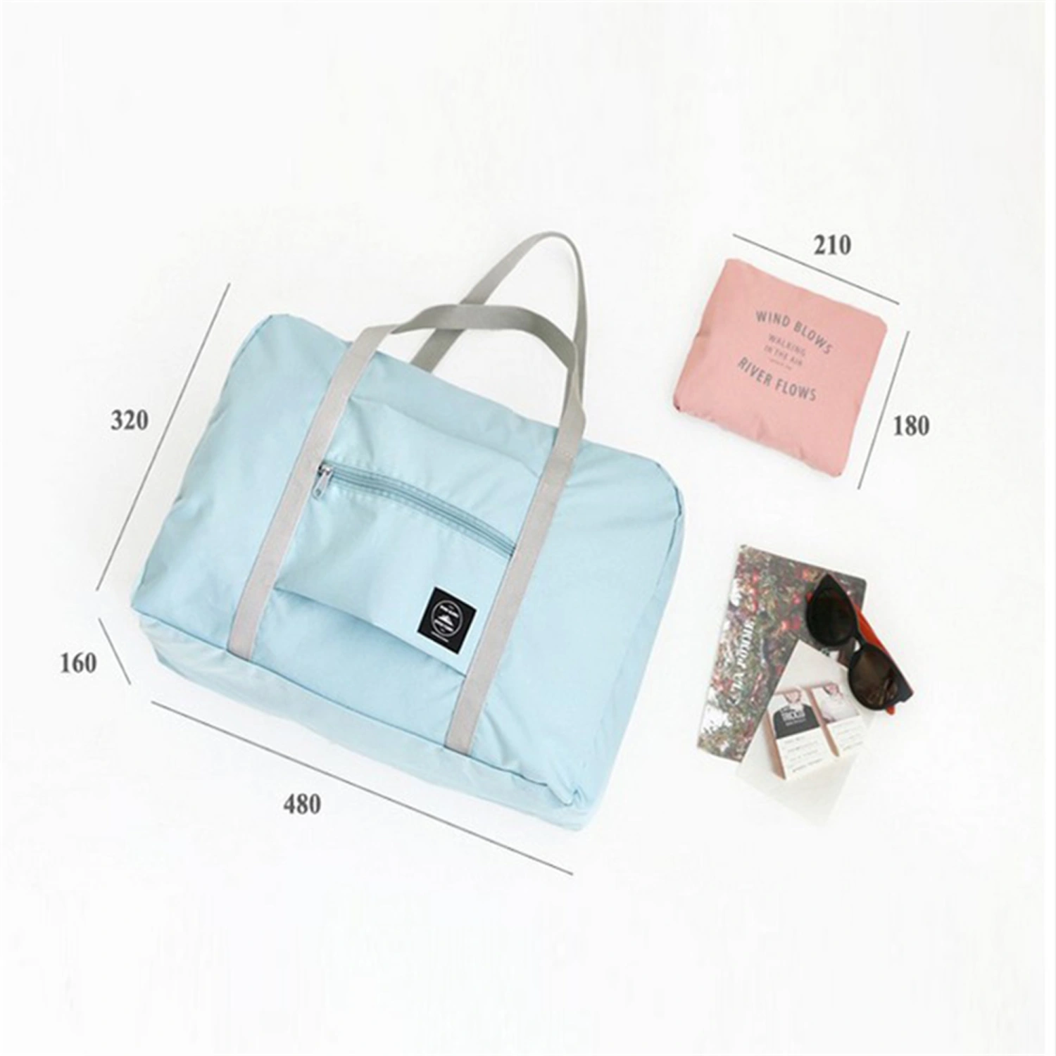 Travel Duffel Bag Folding Carry On Weekender Bags for Women Men