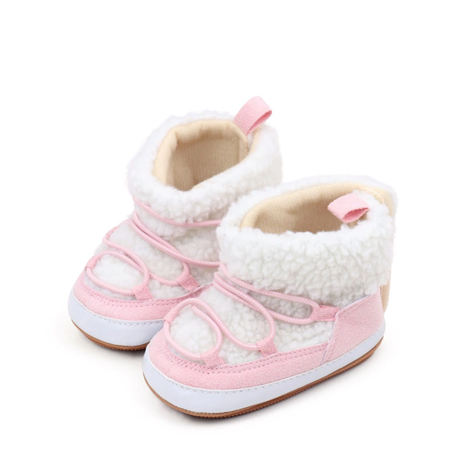 Infant Winter Snow Boots Warm Lambs Wool Baby First Walker Shoes