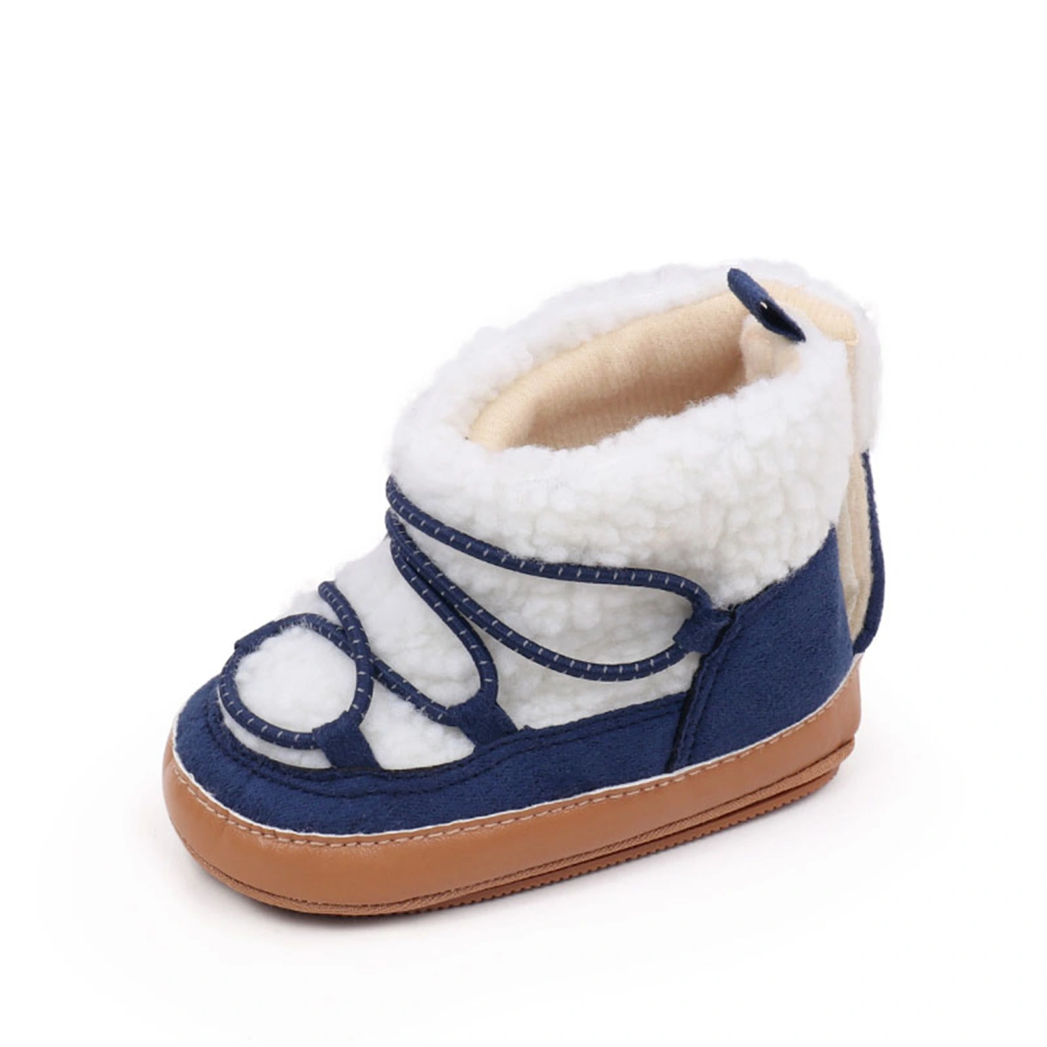 Infant Winter Snow Boots Warm Lambs Wool Baby First Walker Shoes